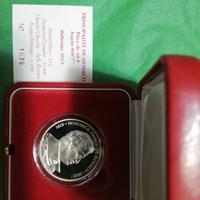 moneta 10 euro Monaco 2012 argento proof 