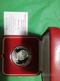 moneta 10 euro Monaco 2012 argento proof 