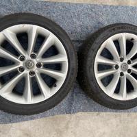 cerchi in lega opel Astra J 18" e gomme 235/45/18