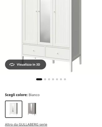 armadio guardaroba IKEA gullaberg 