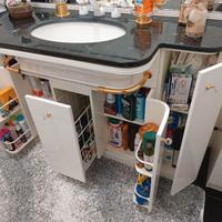 Mobile bagno in legno e marmo