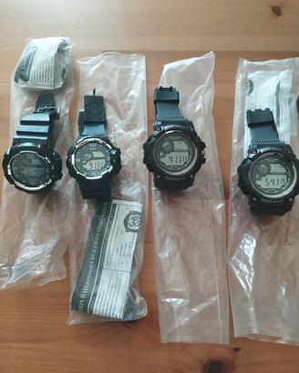 lotto 4 orologi sportivi waterproof 