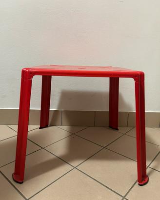 Sgabello/tavolino Ikea Mammut - Rosso Vibrante