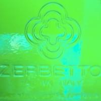 2 lampade Zerbetto rosse a sospensione grandi