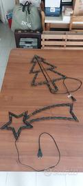 Decorazioni natalizie luminose Stella e Albero 