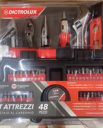 Set attrezzi con chiavi 48 pz