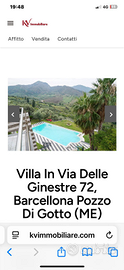 Villa con grande giardino su tre piani