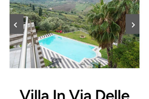 Villa con grande giardino su tre piani