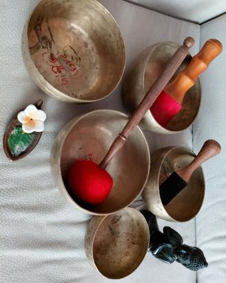 Campane tibetane set completo