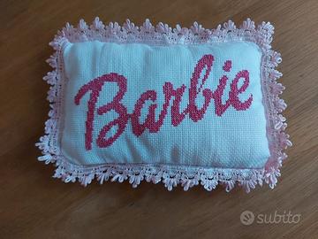 Cuscino Barbie fatto a mano