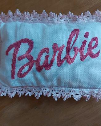 Cuscino Barbie fatto a mano