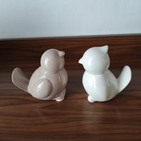 Coppia uccellini ceramica Fontebasso Tognana