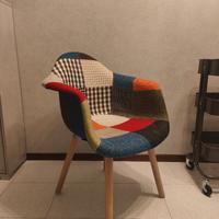 Sedia Poltrona Patchwork Multicolore