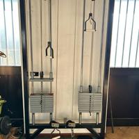 ATTREZZO PALESTRA CAVI INCROCIATI VERSIONE SINGOLA