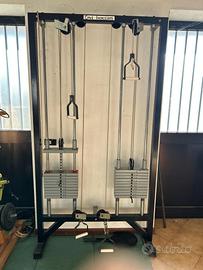 ATTREZZO PALESTRA CAVI INCROCIATI VERSIONE SINGOLA