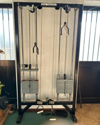 ATTREZZO PALESTRA CAVI INCROCIATI VERSIONE SINGOLA