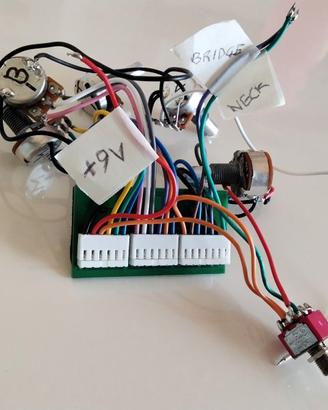 Elettronica Bartolini MK1 da basso elettrico Cort