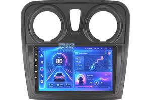 RADIO GPS 9'' ANDROID 13 RENAULT SANDERO 14-17 2 D
