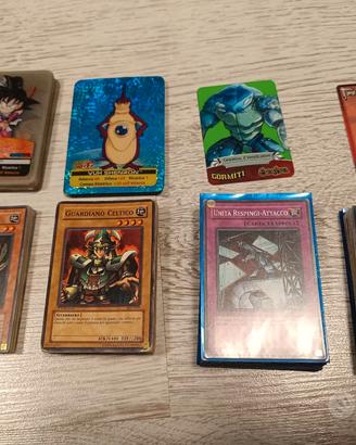 carte Yu-gi-oh e Dragon Ball