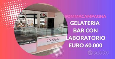 Bar gelateria con laboratorio