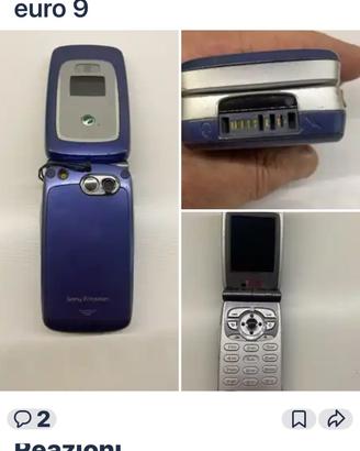 Sony cellulare blu perfetto solo per il 4/4 euro 9