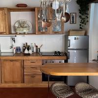 Cucine legno Industrial country retrò SU MISURA