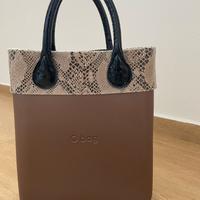 O Bag bronzo con 2 fasce