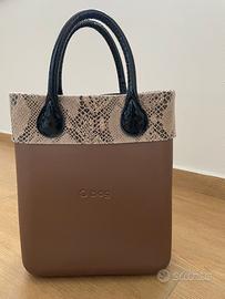 O Bag bronzo con 2 fasce