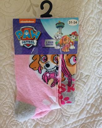 Set 2 calze bambina Paw Patrol