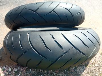 2 treni gomme stradali 120/180 + 120/190