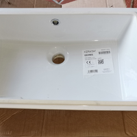 Lavabo sottopiano 50 cm slim bianco