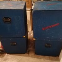 16 FARI PAR 64 ALOGENI CON CASSE IN LEGNO