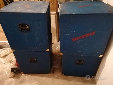 16 FARI PAR 64 ALOGENI CON CASSE IN LEGNO