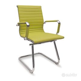 Sedie ufficio / sala da pranzo mod. REM ecopelle