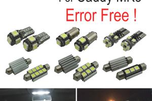 KIT 13 LAMPADE LED INTERNE PER VOLKSWAGEN VW CADDY
