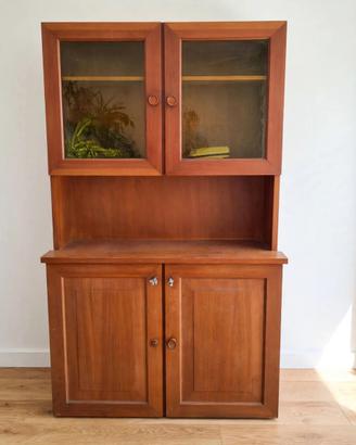Credenza rustina in larice - 2 corpi