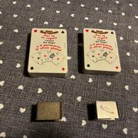 2 mazzi carte gioco poker Dal Negro Montenegro