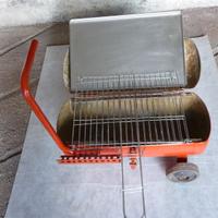 barbecue a carbonella o legna x carne alla brace