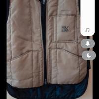 gilet  beige imbottito tg  48