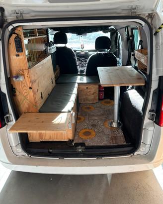 Allestimento camperizzazione Fiat Qubo 2^ serie