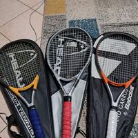  Tris Racchette Head titanio