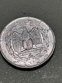 Moneta rara 2 lire 1943