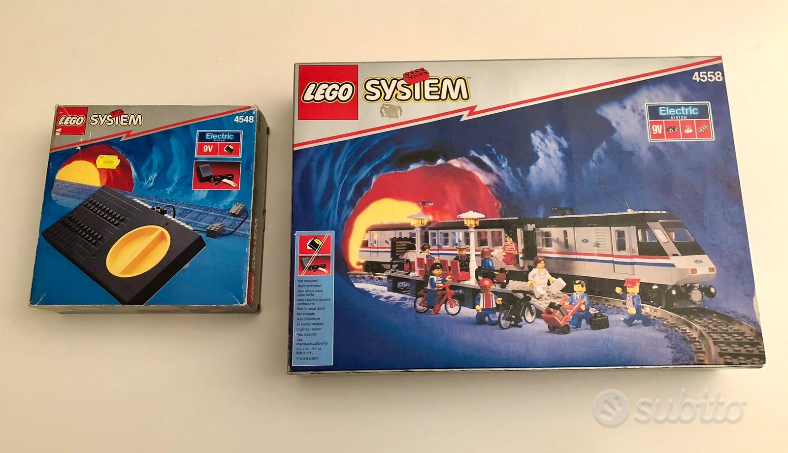 LEGO train 9v vintage: Metroliner 4558 e 4458 - Collezionismo In 