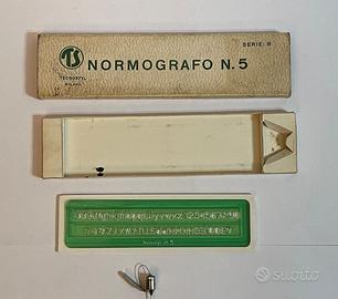 Normografo n. 5 serie B con pennino