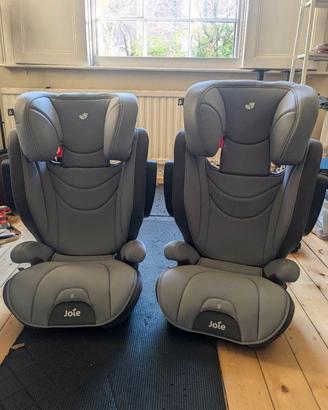 Due seggiolini auto Joie Gruppo 2-3