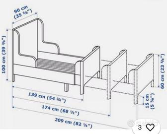 letto bambini allungabile ikea