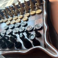 Scacchiera Kangaroo in cuoio