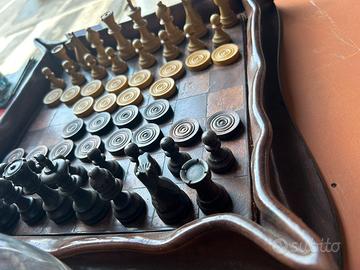 Scacchiera Kangaroo in cuoio