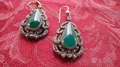 Orecchini oro e argento