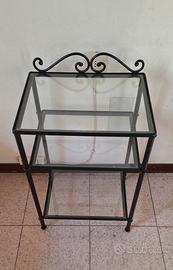 Comodino ferro battuto